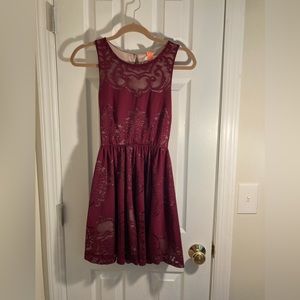 Wine colored dress - size M - Lush brand